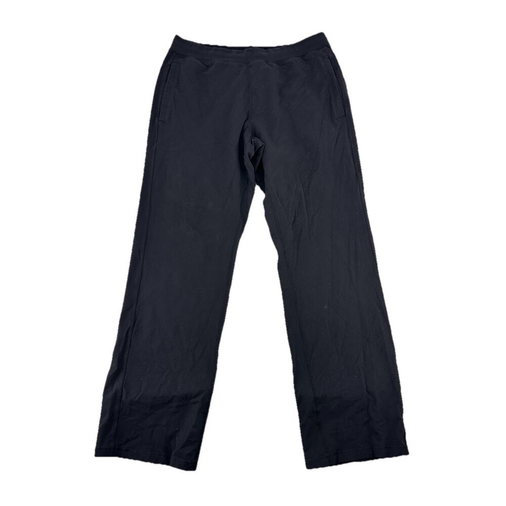 Lululemon Pants Men XXL Black Kung Fu 35” Inseam Gym Track Sweat Gym FLAWS 58-28